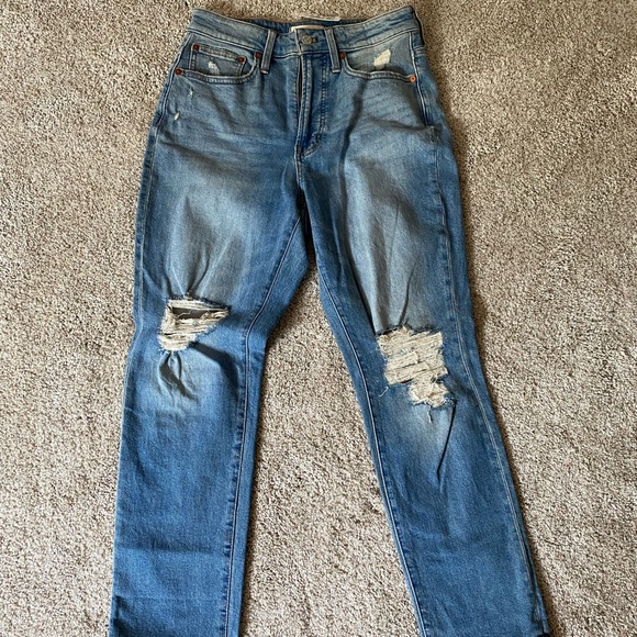 NWT The Curvy Perfect Vintage Jean in Denman Wash: Ripped Edition - Picture 6 of 12